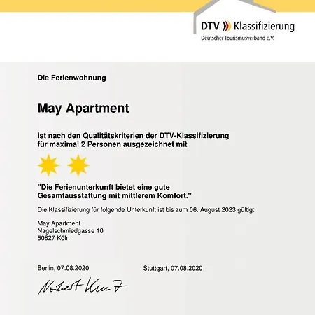 May-apartment Zentrale Köln